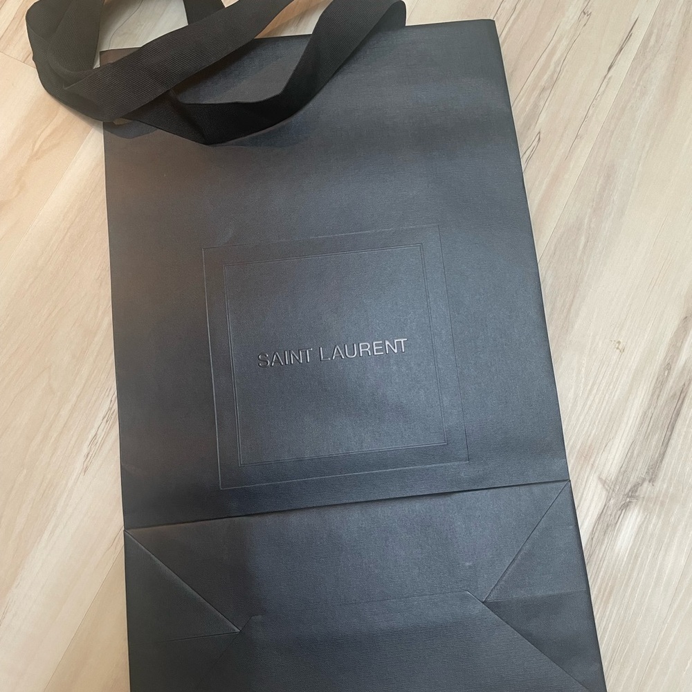 Saint Laurent Black Luxury Shopping Bag